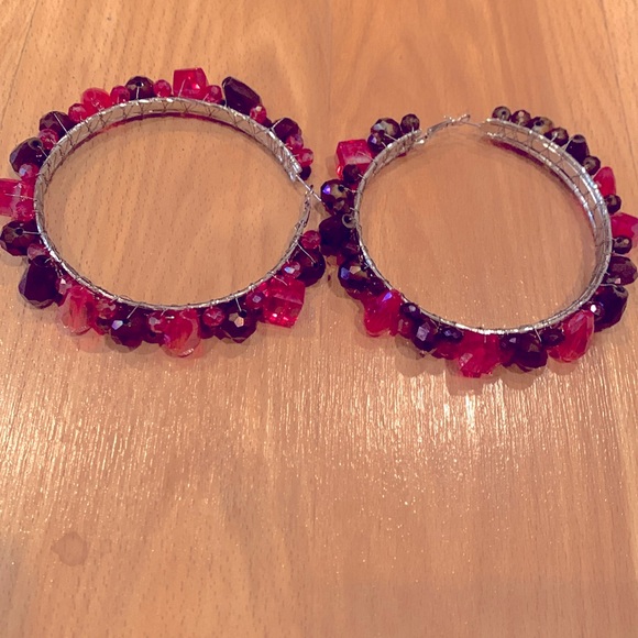 Sassy Jones Jewelry - SASSY JONES Rochinda large hoop earrings